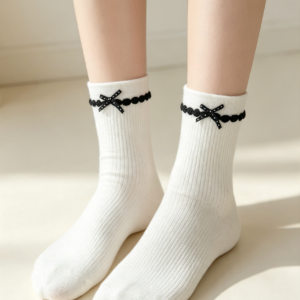 Women's Bow Detail Crew Socks