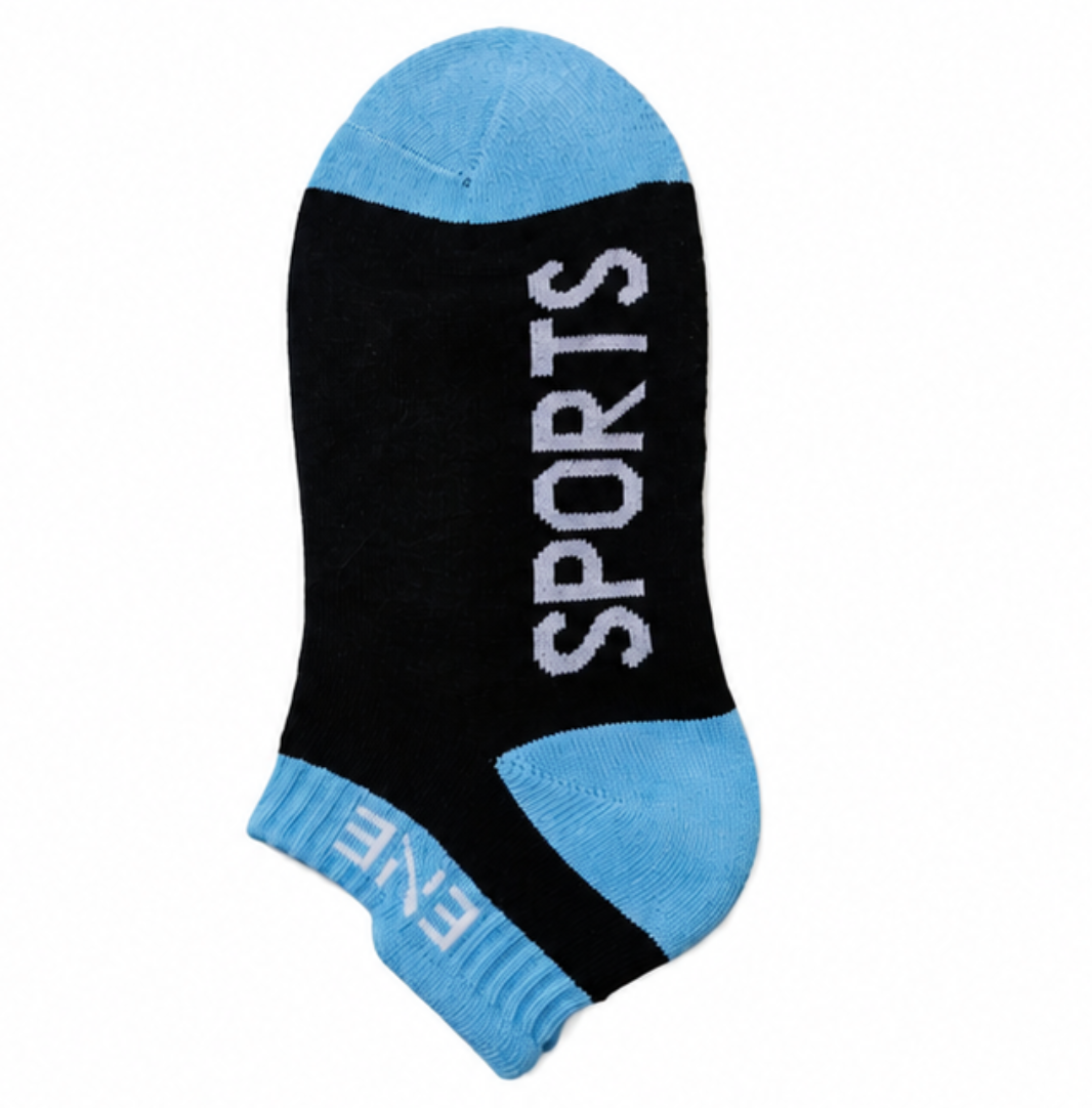 Unisex Color Block Sports Ankle Socks - Image 6