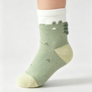 Kids’ Cute Crocodile Crew Socks