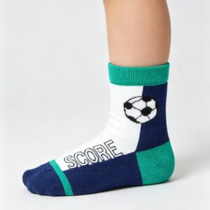 Kids’ Soccer Theme Crew Socks