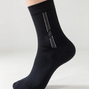 Men’s Striped Business Crew Socks