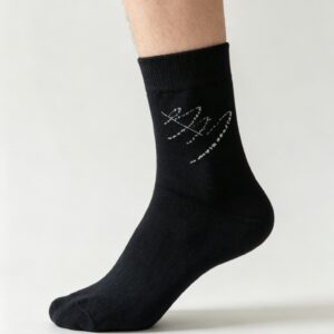 Men’s Signature Pattern Business Crew Socks