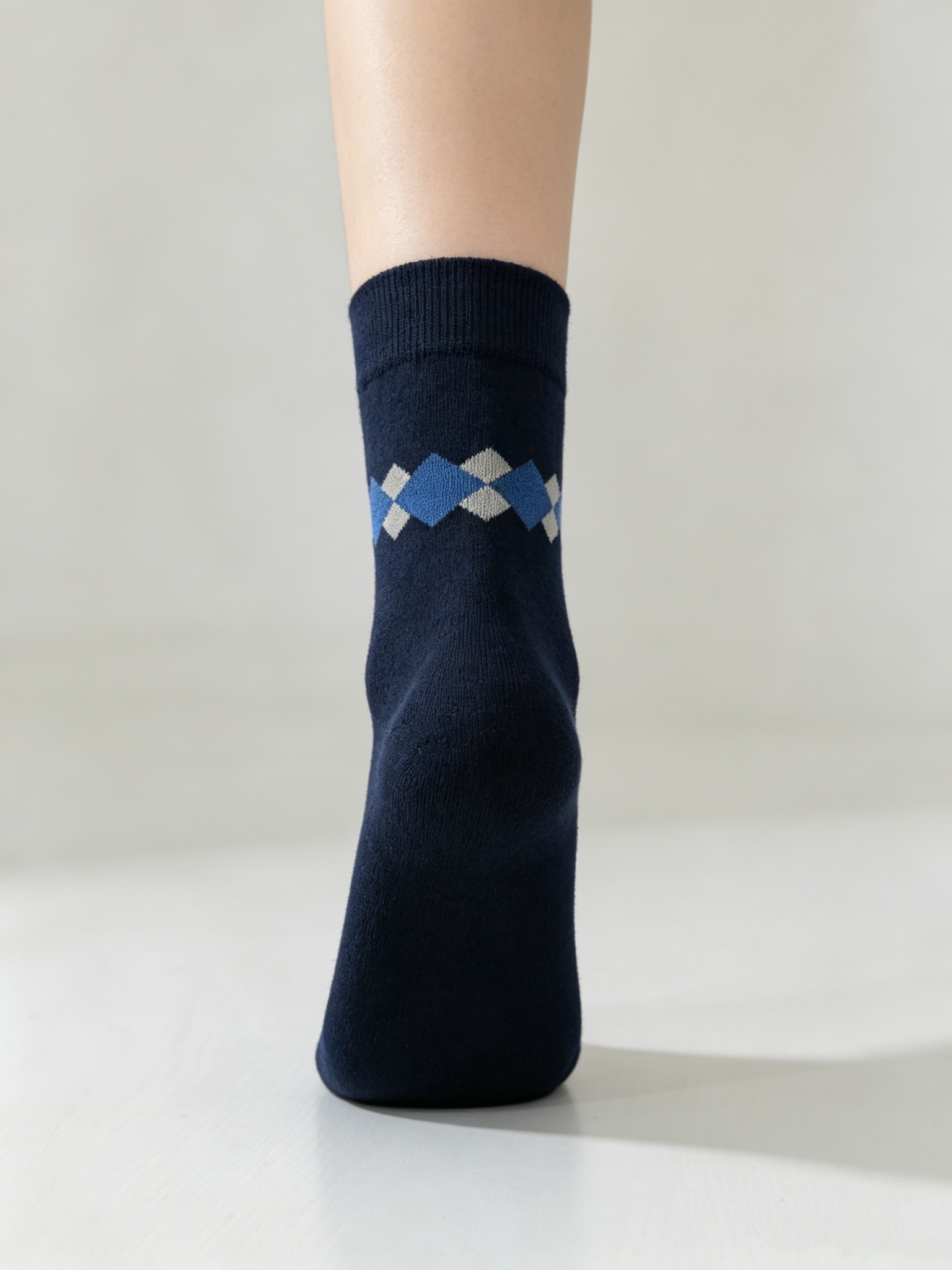 Men’s Argyle Business Crew Socks - Image 3