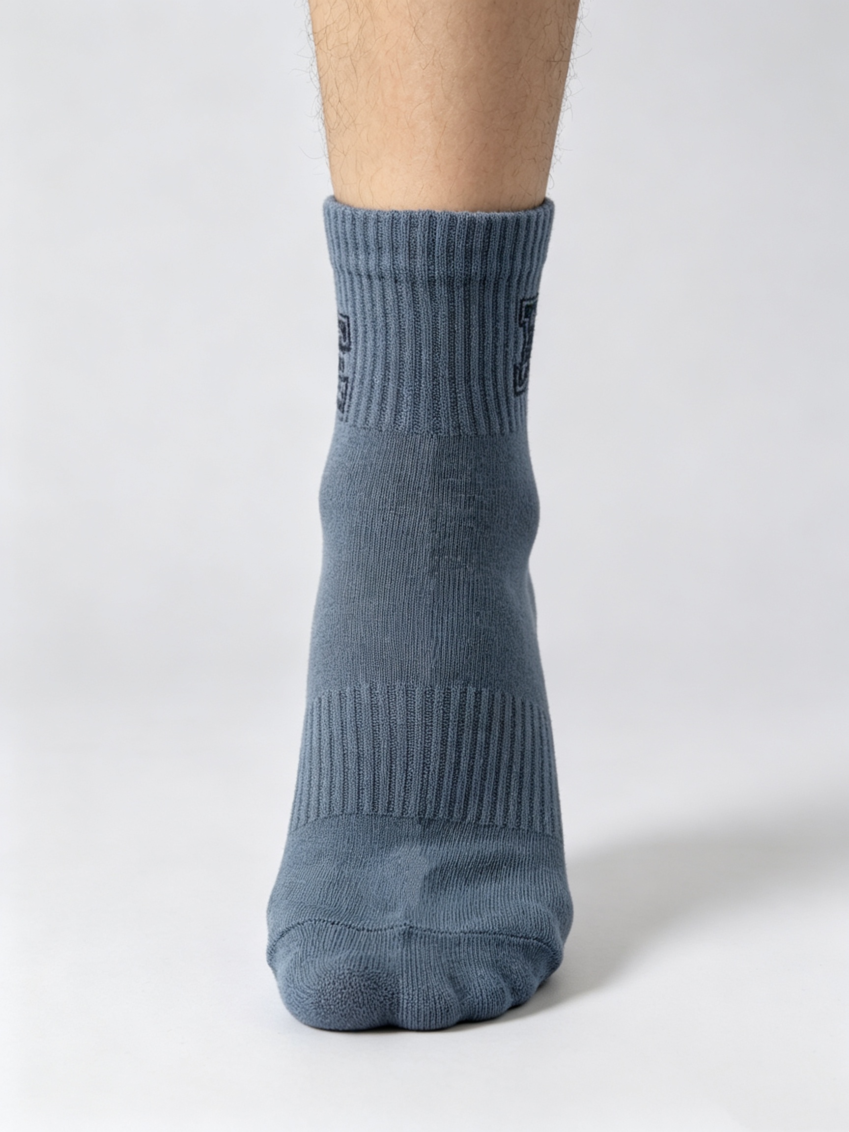 Men’s Letter Logo Sport Crew Socks - Image 2