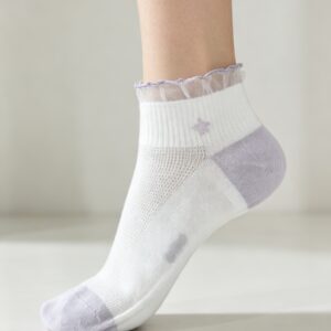 Women’s Ruffle Mesh Ankle Socks