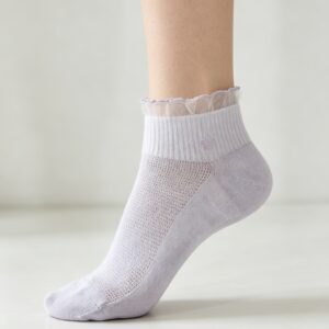 Women’s Breathable Ruffle Ankle Socks